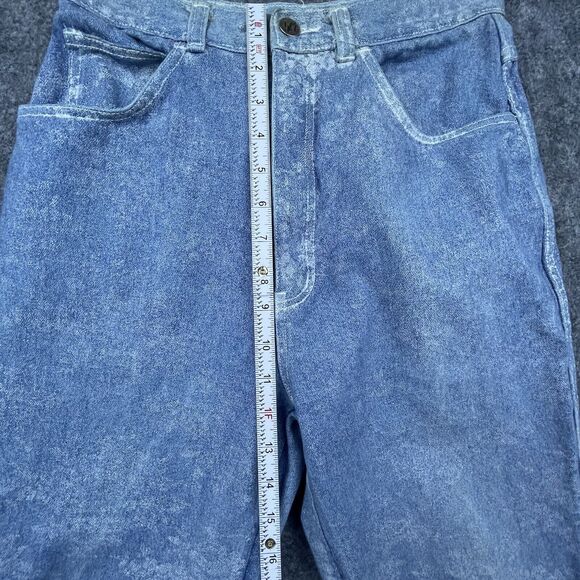 Vintage Punky Jeans Womens 13 Tapered Baggy 80s Flowers Boho Retro High - Picture 6 of 8